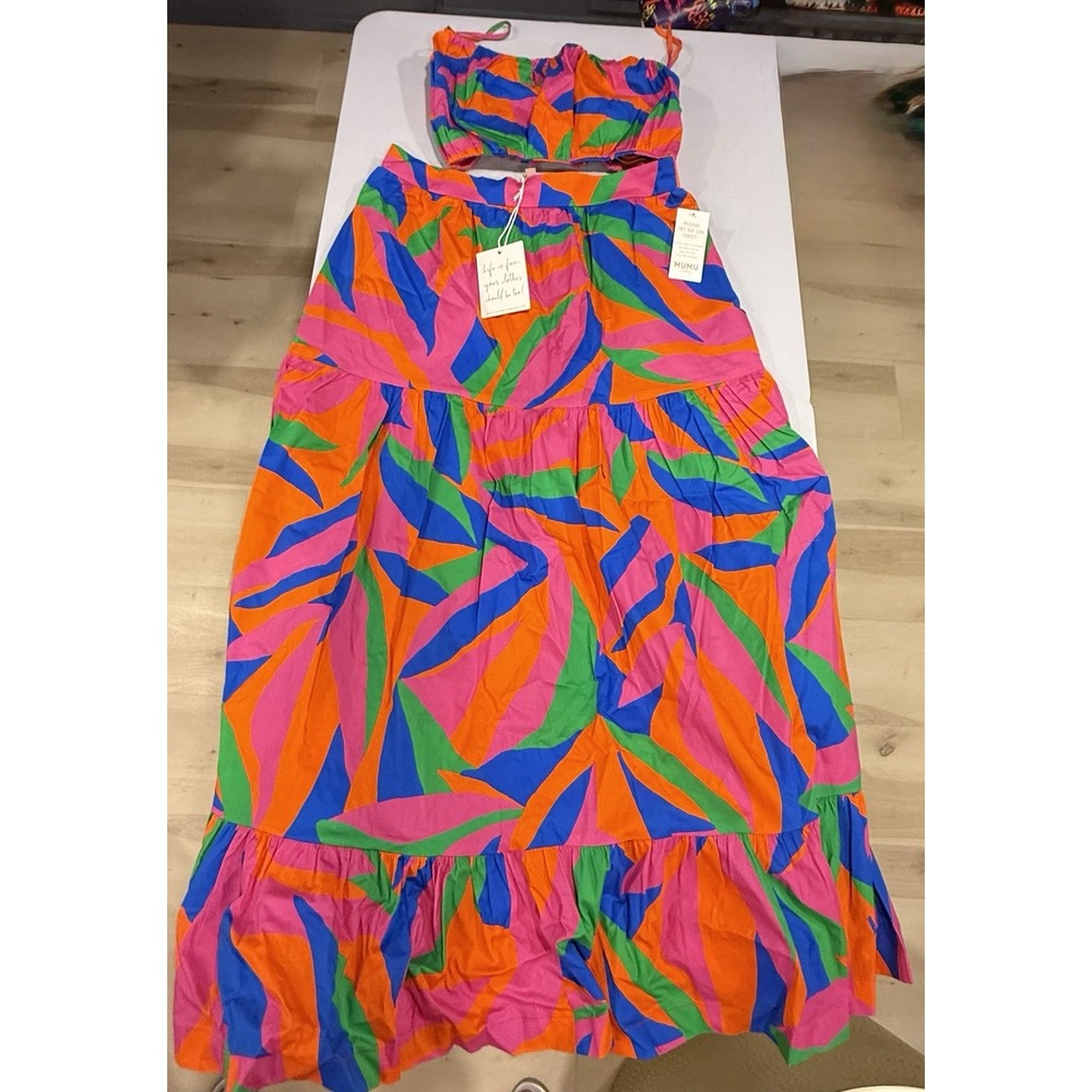 Show Me Your Mumu Skirt And Top Set Large